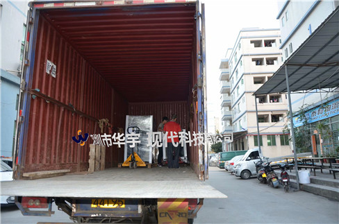 我司21號發貨浙江，為浙江某公司提供定製款恒溫恒濕戶外投影儀安裝櫃(圖4)